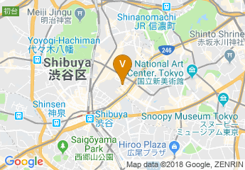 map of Aoyama St. Grace Cathedral