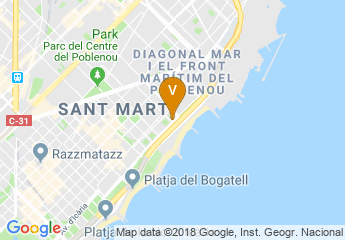 map of Hotel Front Maritim Barcelona