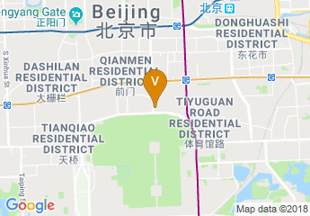 map of Holiday Inn Express Beijing Minzuyuan
