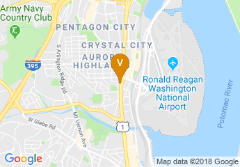 map of Holiday Inn National Airport/Crystal City