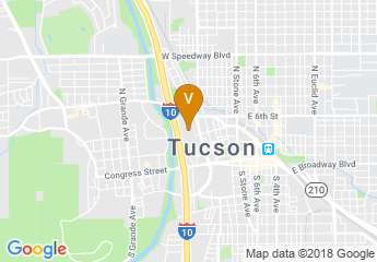 map of Hotel Tucson City Center