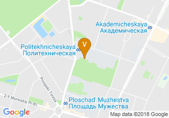 map of Peter the Great St. Petersburg Polytechnic University