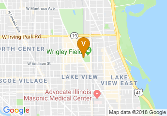 map of The Park at Wrigley is now Gallagher Way