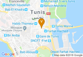 map of Hotel Africa