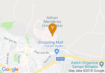 map of Adnan Menderes University