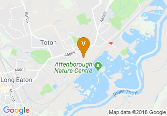 map of Village Hotel Nottingham