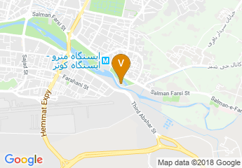 map of Isfahan International Exhibition Centre