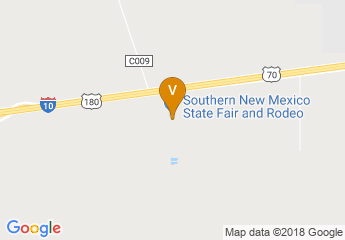map of Southern New Mexico State Fair and Rodeo