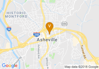 map of Renaissance Asheville Hotel