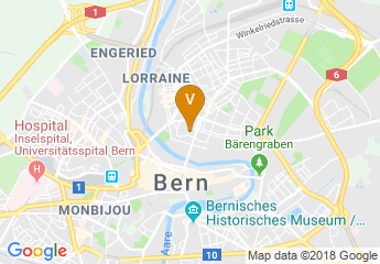 map of Kursaal Bern