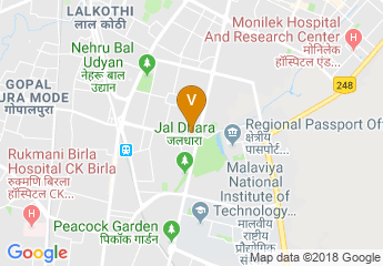 map of Jawahar Kala Kendra