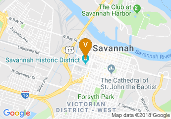 map of Embassy Suites by Hilton Savannah