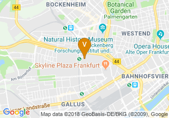 map of Frankfurt Messe Halle 6