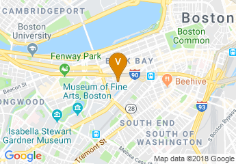 map of Hertz Sheraton Boston Hotel