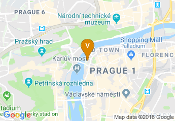 map of Galerie Rudolfinum