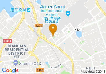 map of Fliport Garden Hotel Xiamen