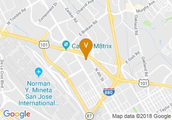 map of San Jose Airport Garden Hotel