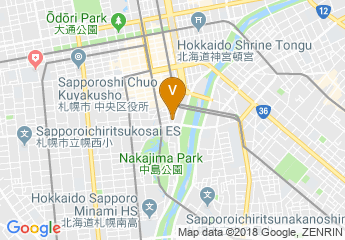 map of Hotel Mystays Premier Sapporo Park