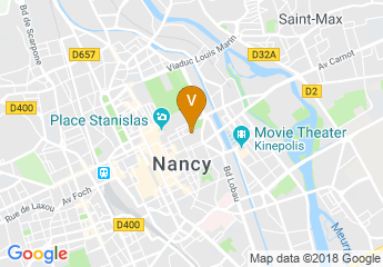 map of AgroParisTech - Nancy Center