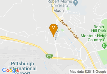 map of DoubleTree by Hilton Hotel Pittsburgh Airport