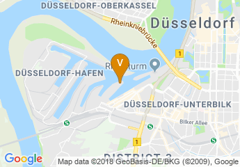 map of Hyatt Regency Dusseldorf