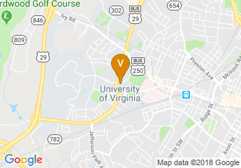 map of University of Virginia