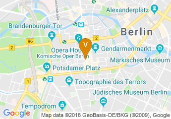 map of Auditorium Friedrichstraße