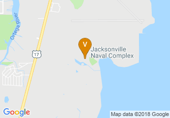 map of Jacksonville Naval Complex