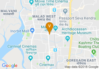 map of Radisson Mumbai Goregaon