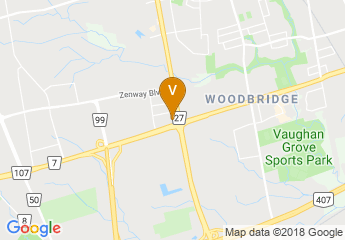map of Holiday Inn Express & Suites Vaughan-Southwest