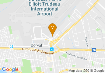 map of Sheraton Montreal Airport Hotel