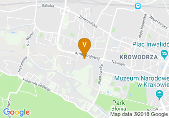 map of Novotel Kraków City West