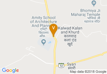 map of Amity University, Jaipur