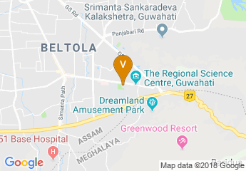 map of Assam Administrative Staff College