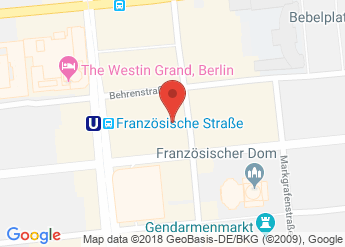 map of Regent Berlin
