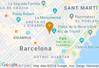 map of Hotel NH Collection Barcelona Pódium