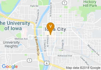 map of Graduate Iowa City