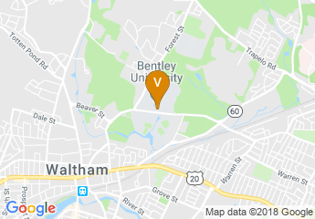 map of Bentley University