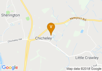map of Chicheley Hall