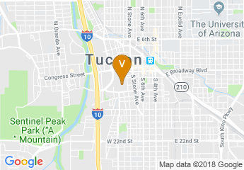 map of Tucson Arena