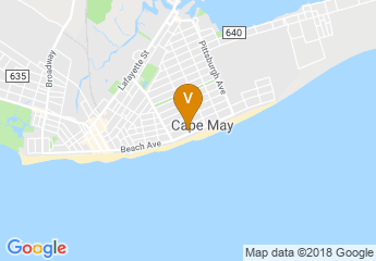 map of Grand Hotel of Cape May