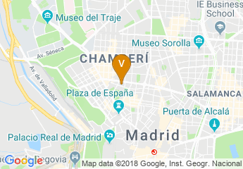 map of Universidad Pontificia Comillas