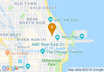 map of Hyatt Centric Chicago Magnificent Mile