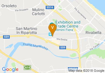map of Fiera di Rimini - Ingresso Sud