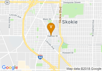 map of Downtown Skokie Alliance