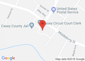 map of Casey County Apple Festival