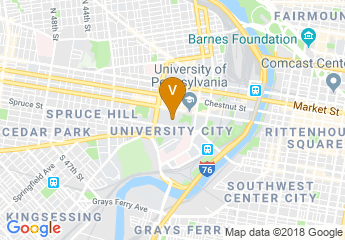 map of The Wharton School, University of Pennsylvania - Real Estate Department