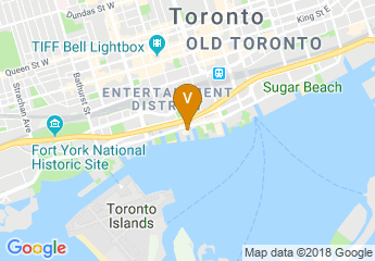 map of Radisson Admiral Hotel Toronto-Harbourfront