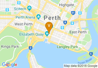 map of Perth Convention Bureau