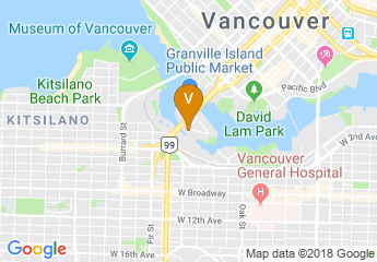 map of Vancouver Writers Fest